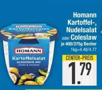 Edeka Homann Kartoffel-, Nudelsalat oder Coleslaw Angebot