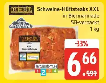 Edeka Schweine-Hüftsteaks XXL Angebot