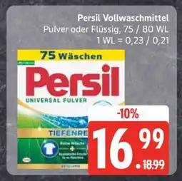 Edeka Persil Vollwaschmittel Angebot