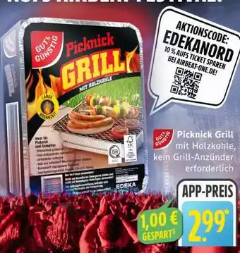 Edeka Picknick Grill Angebot