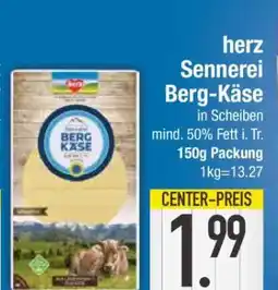 Edeka herz Sennerei Berg-Käse Angebot