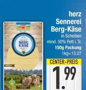 Edeka herz Sennerei Berg-Käse Angebot