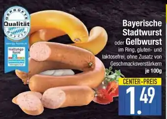 Edeka Bayerische Stadtwurst oder Gelbwurst Angebot