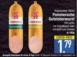 Edeka Rügenwalder Mühle Pommersche Gutsleberwurst Angebot
