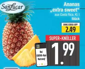Edeka Ananas extra sweet Angebot