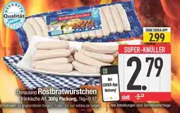 Edeka Donauland Rostbratwürstchen Angebot