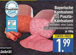 Edeka Bayerische Kantsalami oder Puszta-Kantsalami Angebot
