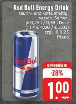 Edeka Red Bull Energy Drink Angebot