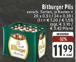 Edeka Bitburger Pils Angebot