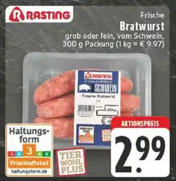 Edeka Rasting Frische Bratwurst Angebot