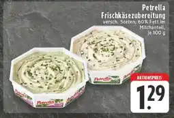 Edeka Petrella Frischkäsezubereitung Angebot