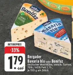 Edeka BERGADER Bavaria blu oder Bonifaz Angebot