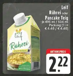 Edeka Leif Rührei oder Pancake Teig Angebot