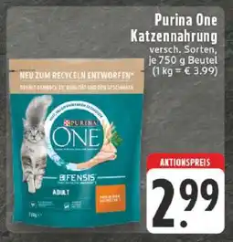 Edeka PURINA ONE Katzennahrung Angebot
