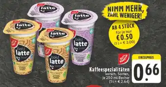 Edeka Kaffeespezialitäten Angebot