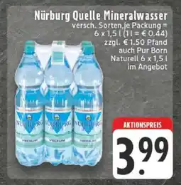 Edeka Nürburg Quelle Mineralwasser Angebot