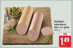 Edeka Geflügel-Leberwurst fein oder grob Angebot