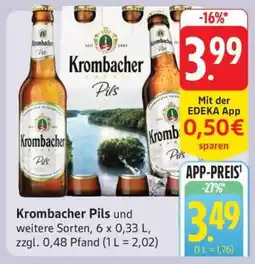 Edeka Krombacher Pils Angebot