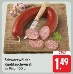 Edeka Schwarzwälder Knoblauchwurst Angebot