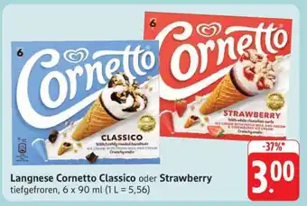 Edeka Langnese Cornetto Classico oder Strawberry Angebot