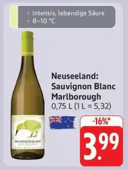 Edeka Neuseeland: Sauvignon Blanc Marlborough Angebot