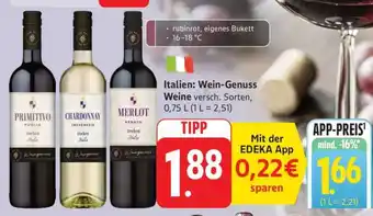 Edeka Italien: Wein-Genuss Angebot