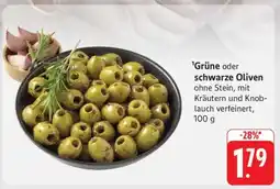 Edeka Grüne oder schwarze Oliven Angebot