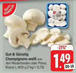 Edeka Gut & Günstig Champignons weiß Angebot