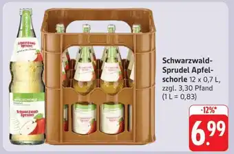 Edeka Schwarzwald Sprudel Apfelschorle Angebot