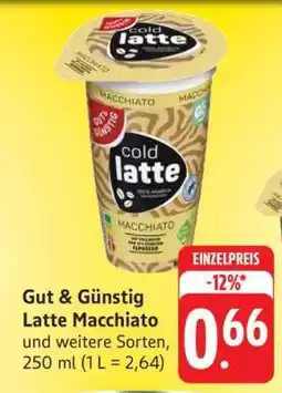 Edeka Gut & Günstig Latte Macchiato Angebot