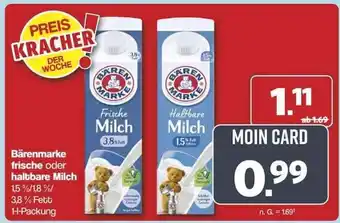 Famila Nord Ost Bärenmarke Frische oder haltbare Milch Angebot