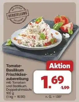 Famila Nord Ost Tomate-Basilikum Frischkäsezubereitung Angebot