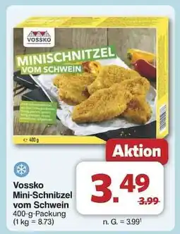 Famila Nord Ost Vossko Mini-Schnitzel vom Schwein Angebot
