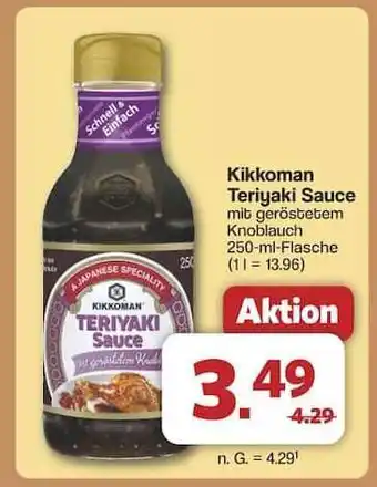 Famila Nord Ost KIKKOMAN Teriyaki Sauce Angebot