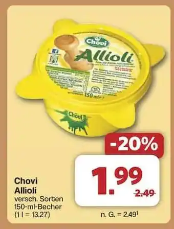 Famila Nord Ost Chovi Allioli Angebot