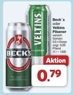 Famila Nord Ost Beck's oder Veltins Pilsener Angebot