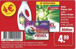 Famila Nord Ost Ariel Pulver, Gel oder All-in-1 Pods Angebot