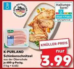 Kaufland K-PURLAND Schinkenschnitzel Angebot