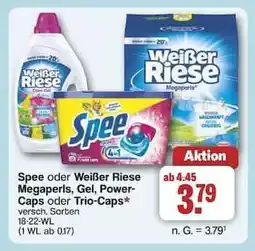 Famila Nord Ost Spee oder Weißer Riese Megaperls, Gel, Power-Caps oder Trio-Caps Angebot