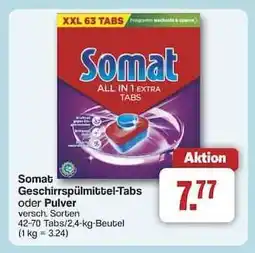 Famila Nord Ost Somat Geschirrspülmittel-Tabs oder Pulver Angebot