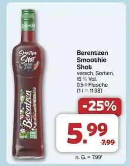 Famila Nord Ost BERENTZEN Smoothie-Shot Angebot