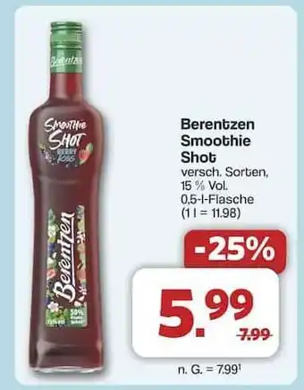 Famila Nord Ost BERENTZEN Smoothie-Shot Angebot