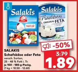 Kaufland SALAKIS Schafskäse oder Feta Angebot