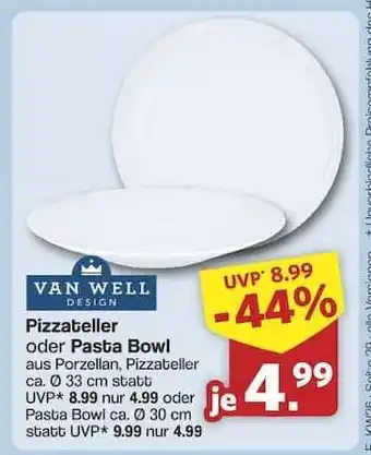 Famila Nord Ost Pizzateller oder Pasta Bowl Angebot