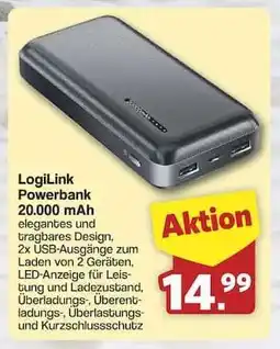 Famila Nord Ost LogiLink Powerbank 20.000 mAh Angebot