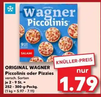 Kaufland ORIGINAL WAGNER Piccolinis oder Pizzies Angebot
