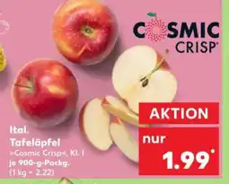 Kaufland Ital. Tafeläpfel Cosmic Crisp, Kl. I je 900-g-Packg Angebot