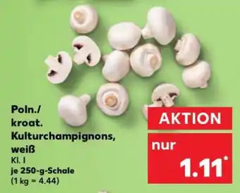 Kaufland Poln./ kroat. Kulturchampignons, weiß Angebot