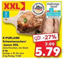 Kaufland K-PURLAND Schweinenacken/-kamm XXL Angebot