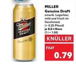 Kaufland MILLER Genuine Draft Angebot